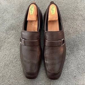 Brown Ferragamo shoes